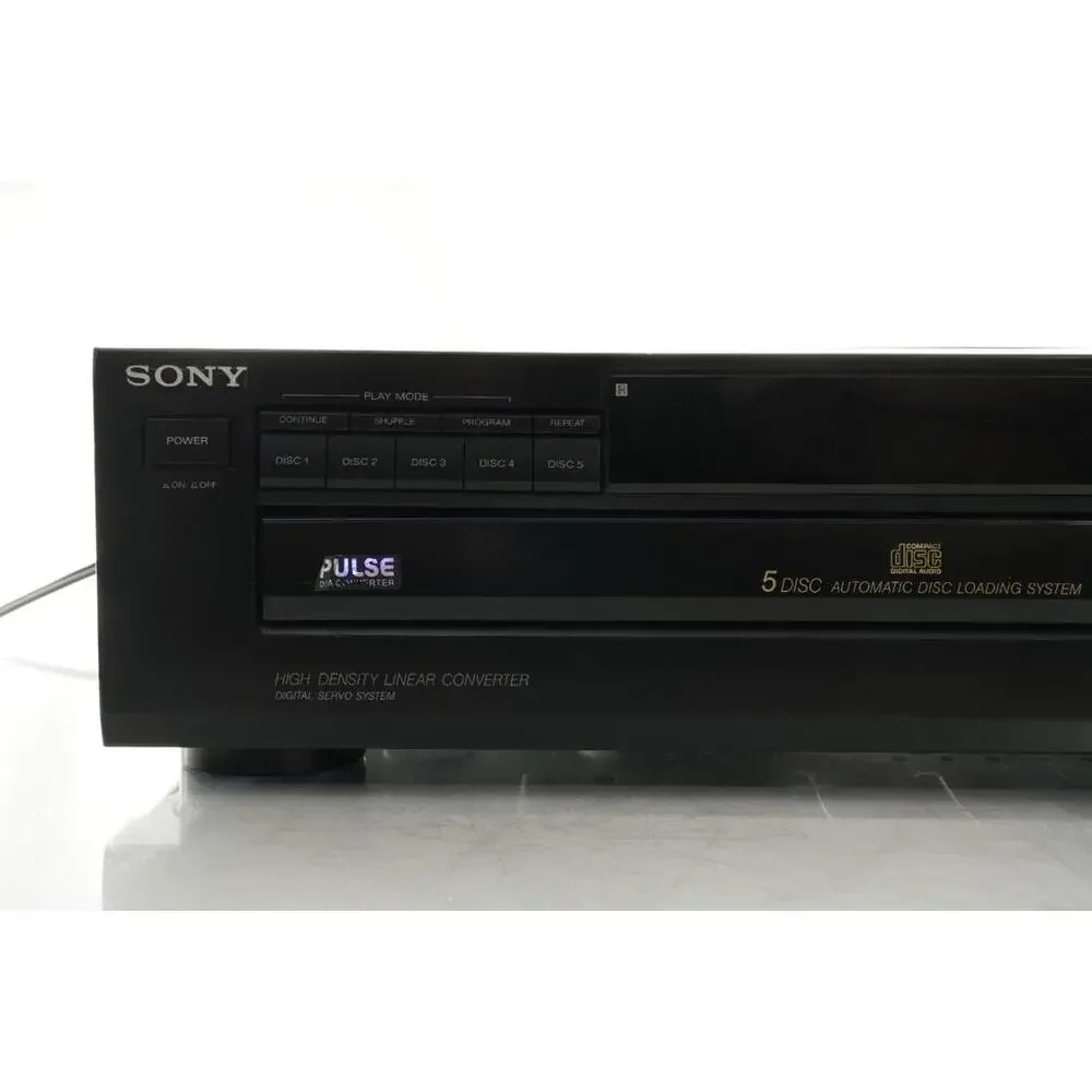 Vintage VTG Sony CDP-C325 5 Disc Compact CD Player Y2K No Remote